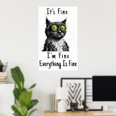 Alles ist ein schönes Poster (Heimbüro)