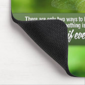 "Alles ist ein Wunder" Inspiration Zitat Mousepad (Ecke)