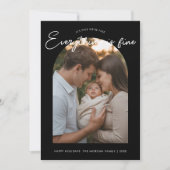 Alles ist eine Niedliche Familienurlaubskarte Feiertagskarte (Vorderseite)