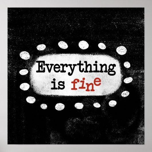 Alles ist eine schöne Poster-Wand-Kunst Poster (Vorne)