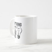 Alles ist eine Verschwörung... Aufkleber Kaffeetasse (Vorderseite Links)