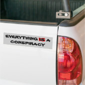 alles ist eine Verschwörung Autoaufkleber (Auf Lkw)