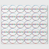 Alles ist fantastisch geschenkpapier (Flach)