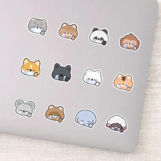 Alles ist fein aufkleber (Detail)