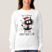 Alles ist fein lustig | Funny Christmas Holiday Sweatshirt (Vorderseite)