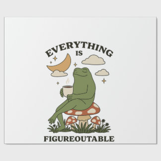 Alles ist Figureoutable Geschenkpapier