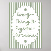 Alles ist Figureoutable Poster (Vorne)