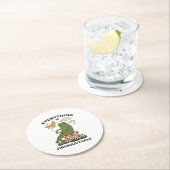 Alles ist Figureoutable Runder Pappuntersetzer (Vor Ort)