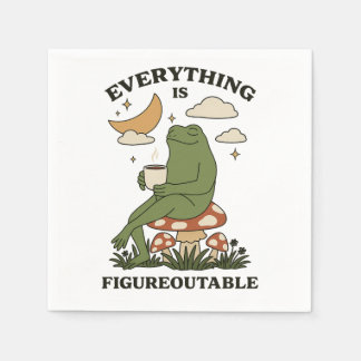 Alles ist Figureoutable Serviette