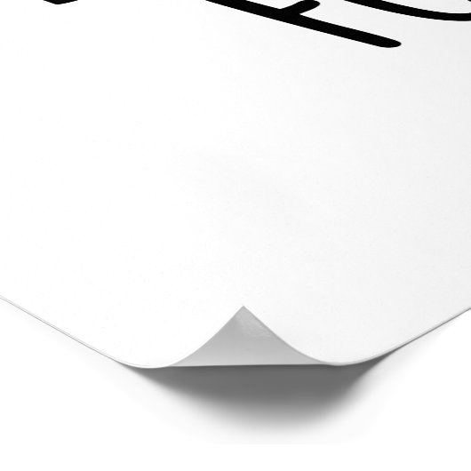 Alles ist für ein frisch gezapftes Essen geeignet Poster (Ecke)