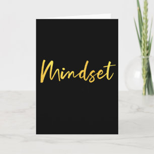 Alles ist Geisteshaltung Inspirierender Geist Moti Karte