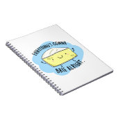 Alles ist Gonna Brie Alright Funny Cheese Pun Notizblock (Rechte Seite)