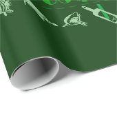 Alles ist Green Go Green St Patrick Wrapping Geschenkpapier (Rolleneckpunkt)