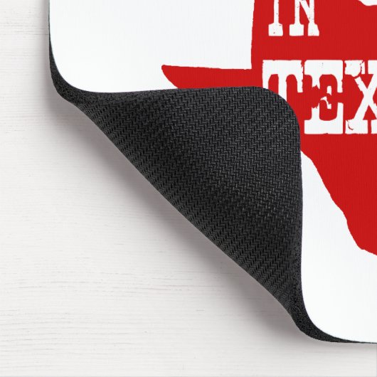 Alles ist größer in Texas Staat Mouse Pad Mousepad (Ecke)