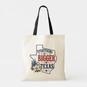 Alles ist größer in Texas wiederverwendbare Tasche (Rückseite)