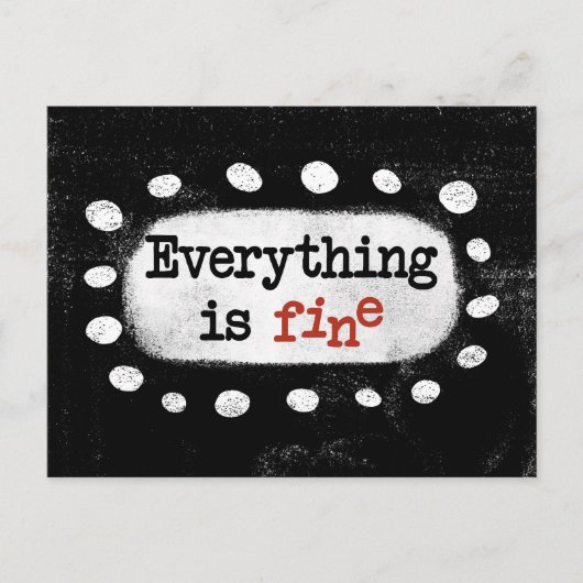 Alles ist gut als Postkarte (Vorderseite)