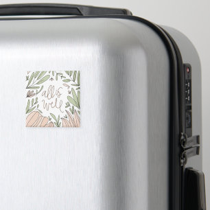 Alles ist gut Blumenspiegel Magnet