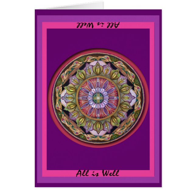 Alles ist gut Card (Vorne)