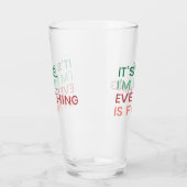 Alles ist gut | Fun Jeden Sarcastic Zitat Glas (Links)