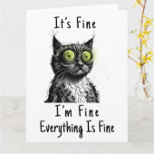 Alles ist gut groß. karte (Gelbe Blume)