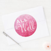 Alles ist gut in meinem Aufkleber (Umschlag)