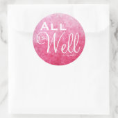 Alles ist gut in meinem Aufkleber (Tasche)