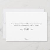 Alles ist gut Weihnachten Kinder Spaß Foto Grüße (Rückseite)