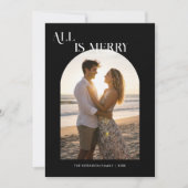 Alles ist hell - neue Weihnachtskarte Feiertagskarte (Vorderseite)