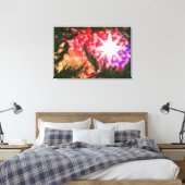 Alles ist hell weihnachtliche Canvas Print Leinwanddruck (Insitu (Schlafzimmer))