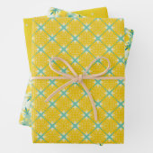 Alles ist helle Sammlung Zesty Yellow Citrus Burst Geschenkpapier Set (Beispiel)