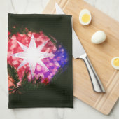 Alles ist helle Weihnachtsküche Handtuch (Viertel Falte)