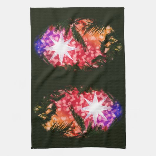 Alles ist helle Weihnachtsküche Handtuch (Vertikal)