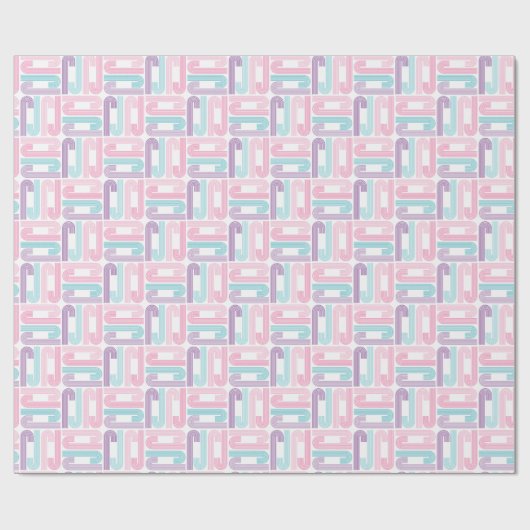 Alles ist hellfarbig und mit Kerzen bedeckt Geschenkpapier (Flach)