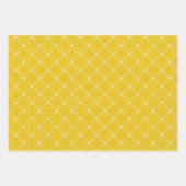 Alles ist hellgelb und blau gefeiert. geschenkpapier set (Vorderseite 3)