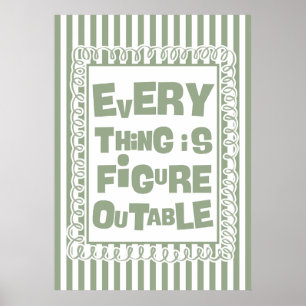 Alles ist herausfindbar poster