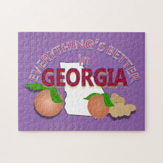 Alles ist in Georgia-Puzzlespiel besser Puzzle