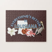 Alles ist in Louisiana-Puzzlespiel besser Puzzle (Horizontal)