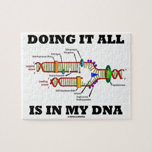 Alles ist in meiner DNA (DNA-Replikation) Puzzle (Horizontal)