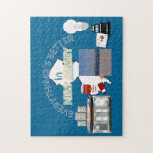 Alles ist in New-Jersey Puzzlespiel besser Puzzle (Vertikal)