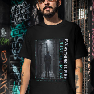 Alles ist in Ordnung Dystopischer Cyberpunk-Shirt  T-Shirt