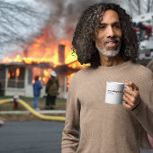 Alles ist in Ordnung (Hha nein, das ist es nicht). Kaffeetasse