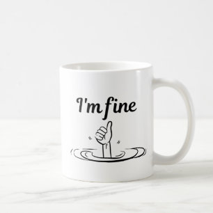Alles ist in Ordnung Lustiger Sarkastischer Becher Kaffeetasse