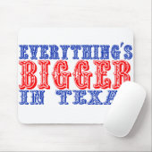Alles ist in Texas größer Mousepad (Mit Mouse)
