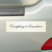 Alles ist irgendwo autoaufkleber (Auf Auto)