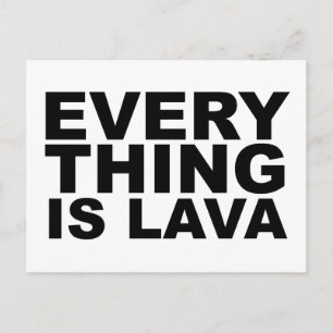 ALLES IST LAVA Volcana T-Shirt Tasse Hut Mauspad Postkarte
