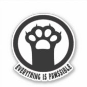 Alles ist lesbar aufkleber (Vorderseite)