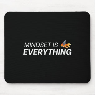 Alles ist Mindset Shark Fin Goldfish Vintag Q Mousepad