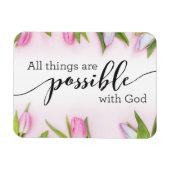 Alles ist mit Gott möglich Magnet (Horizontal)