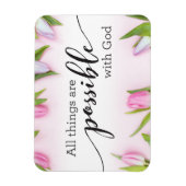 Alles ist mit Gott möglich Magnet (Vertikal)