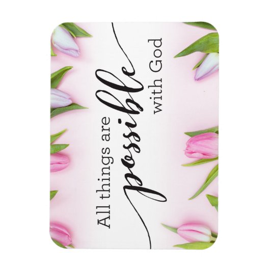 Alles ist mit Gott möglich Magnet (Vertikal)